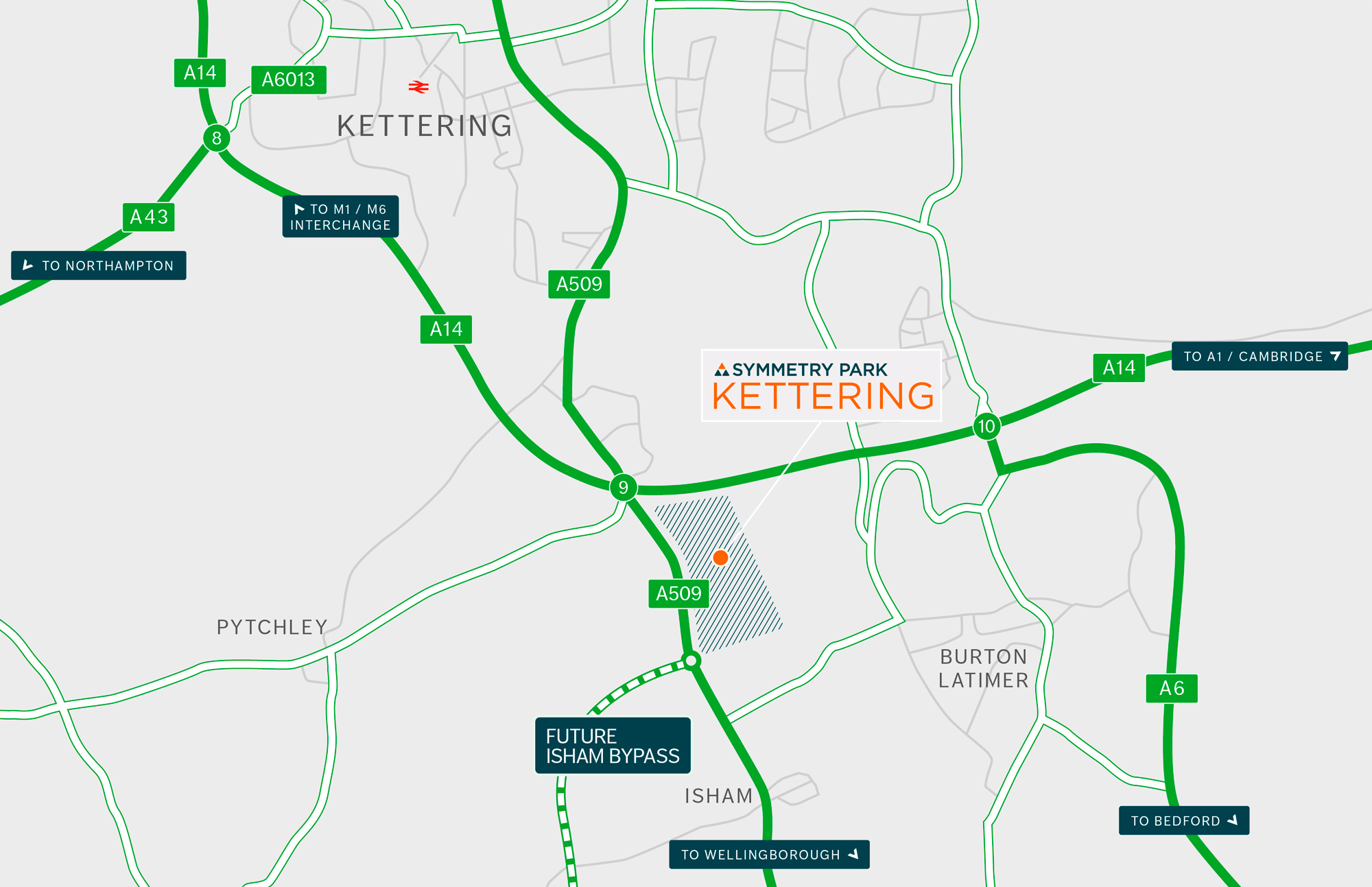 Kettering Location map