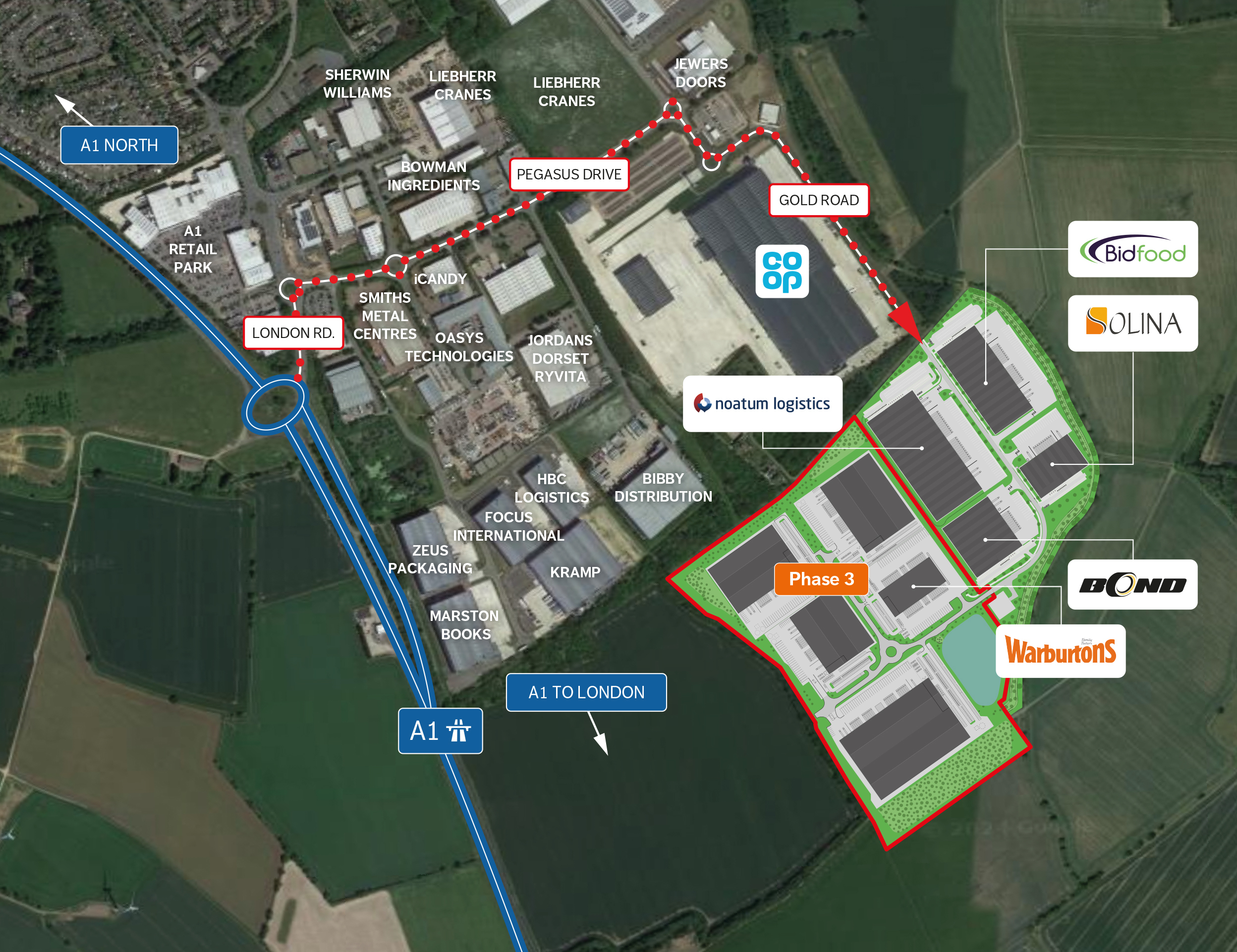 Biggleswade Location map