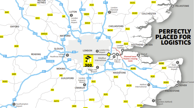 Dartford Location map